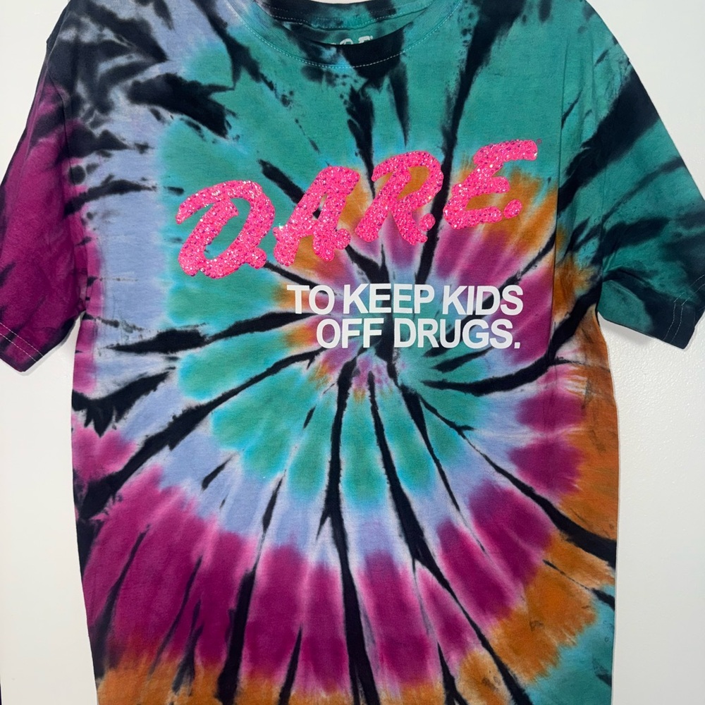 Custom DARE Shirt With Rhinestones
